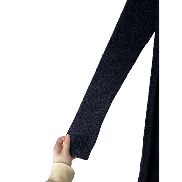 Barefoot Dreams Bamboo Chic Lite Black Calypso Wrap Cardigan 436 Small / Medium - Picture 7 of 8